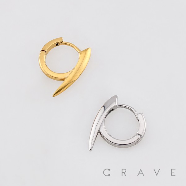 GOTHIC VENON CLAW CYBERPUNK 316L SURGICAL STEEL EARRING